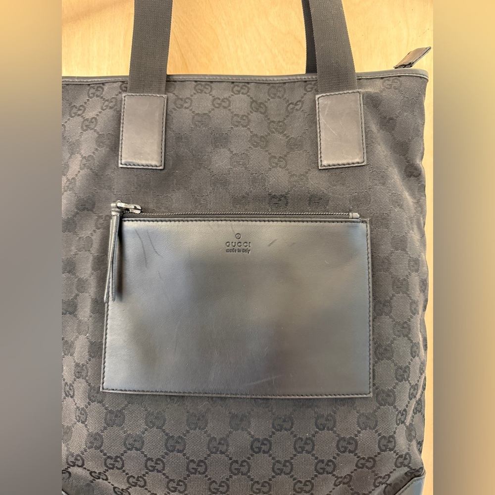 Vintage Gucci Tom Ford Era GG Canvas Tote - Picture 5 of 12